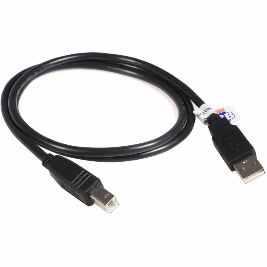 Alternate-Image3 Image for StarTech.com High Speed Certified USB 2.0 - USB cable - 4 pin USB Type A (M) - 4 pin USB Type B (M) - 3 m ( USB / Hi-Speed USB )