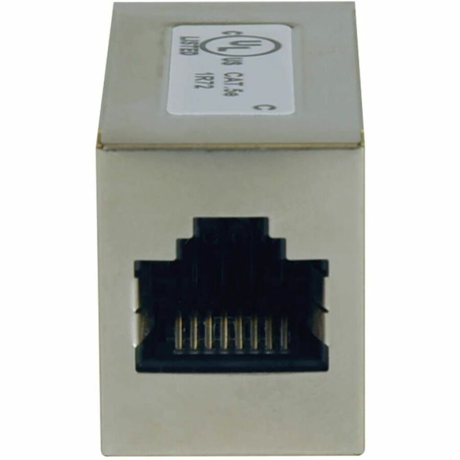 Alternate-Image2 Image for Tripp Lite by Eaton Cat5e Cat5 Straight Through Modular Shielded In-Line Coupler RJ45 F/F