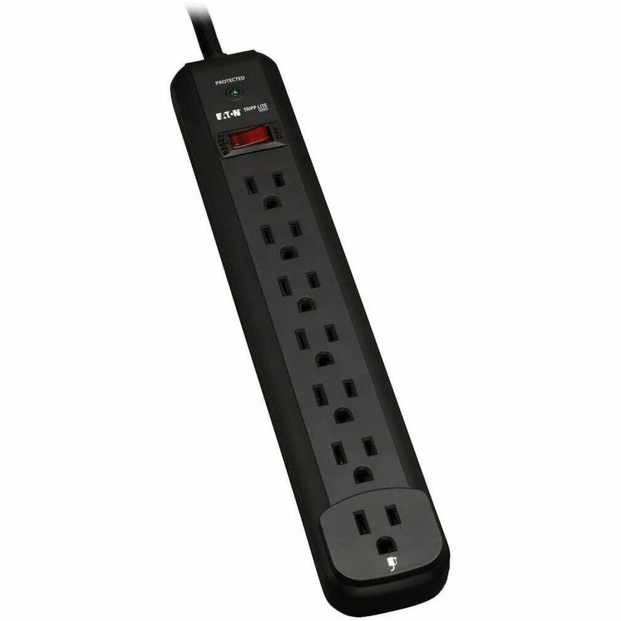 Alternate-Image9 Image for Eaton Tripp Lite Series Protect It! 7-Outlet Surge Protector, 12 ft. Cord, 1080 Joules, Diagnostic LED, Black Housing