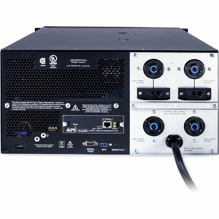 Rear Image for APC Smart-UPS 5000VA 208V Rackmount/Tower