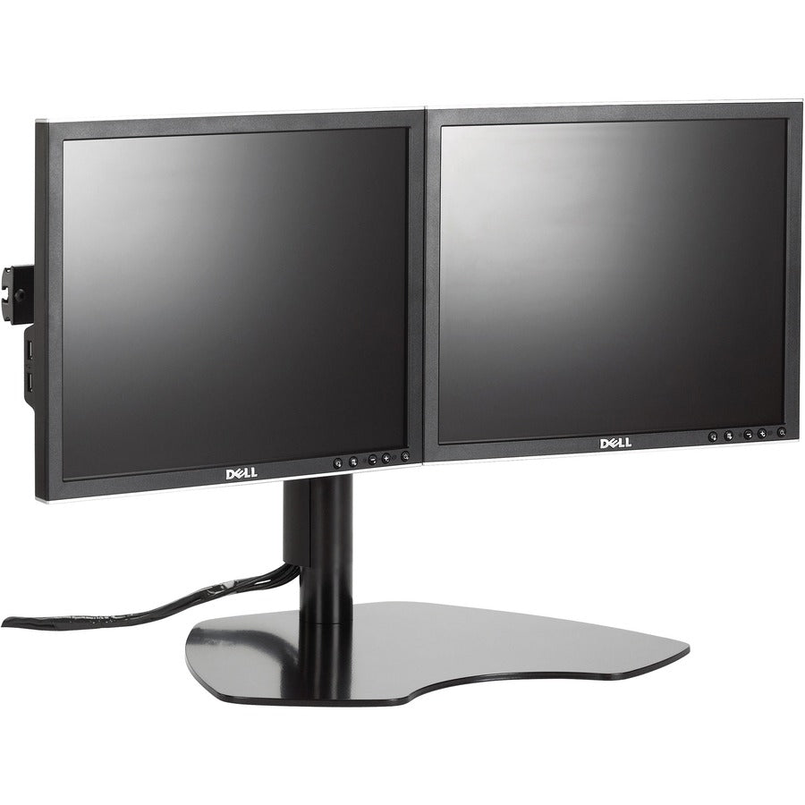 Alternate-Image1 Image for Chief Widescreen Quad Display Desk Mount - For Displays 10-30" - Black