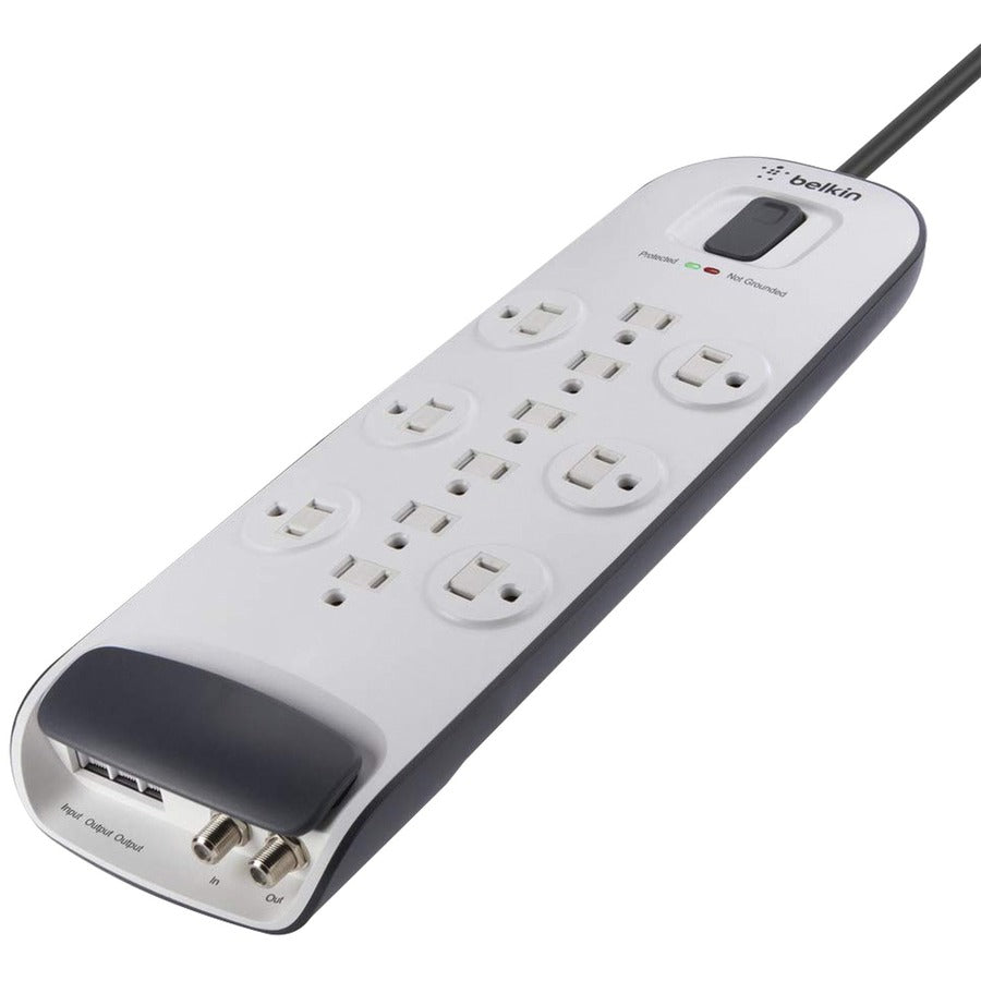 Alternate-Image4 Image for Belkin 12-outlet Surge Protector with 8 ft Power Cord with Cable/Satellite Protection
