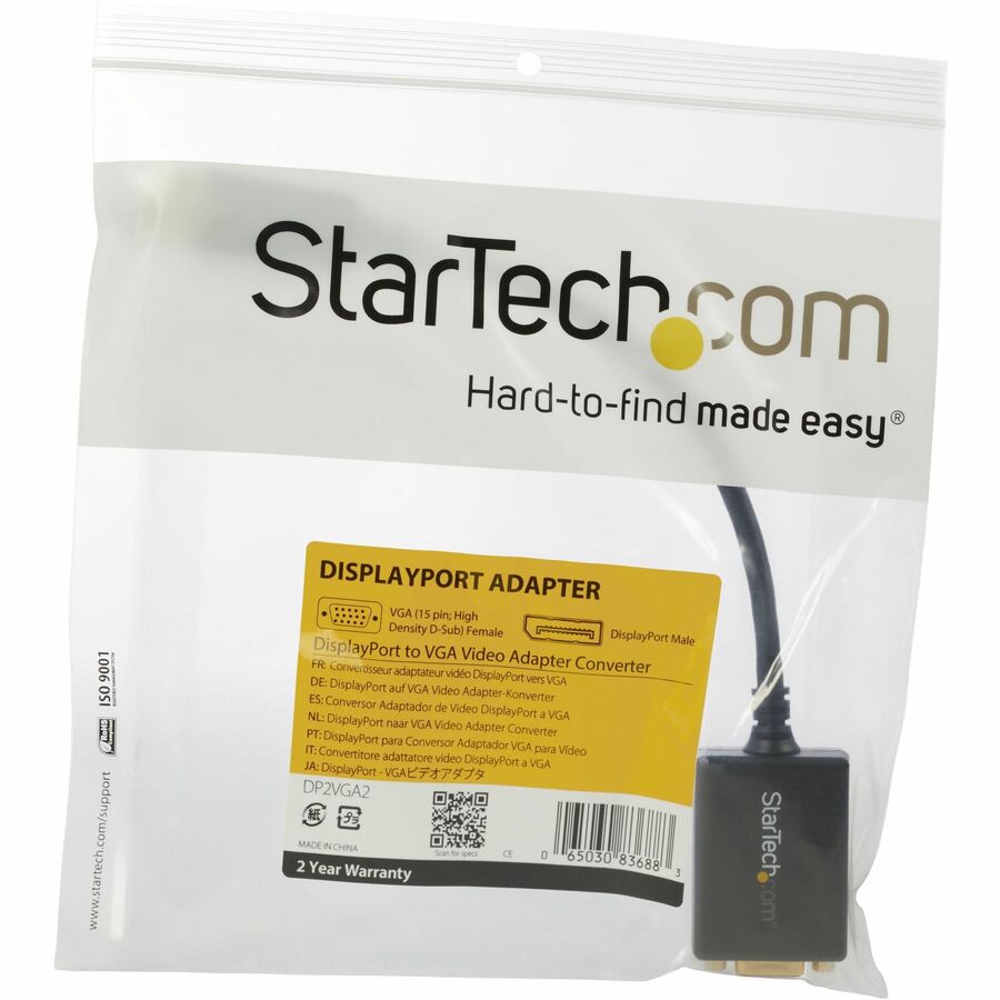 Alternate-Image5 Image for StarTech.com DisplayPort to VGA Video Adapter Converter