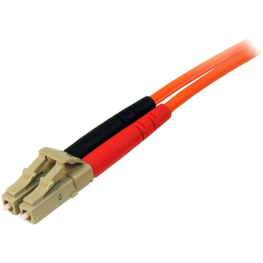 Alternate-Image1 Image for StarTech.com 1m Fiber Optic Cable - Multimode Duplex 50/125 - LSZH Fiber Jumper Cord - LC/LC