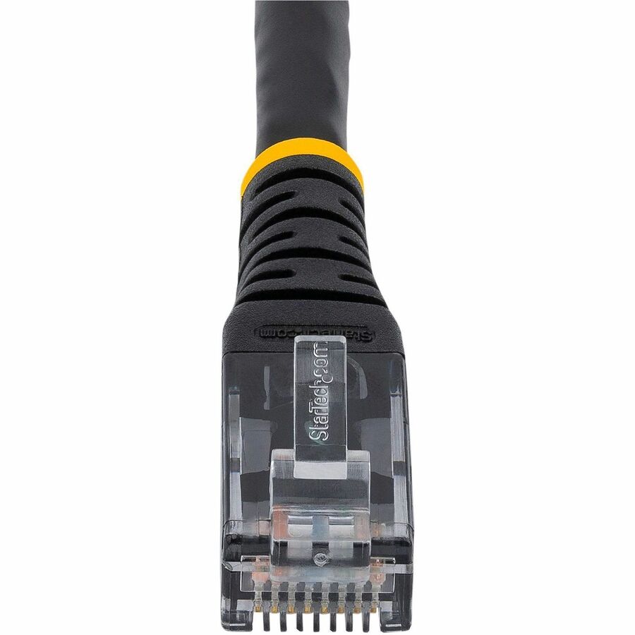 Alternate-Image3 Image for StarTech.com 10ft CAT6 Ethernet Cable - Black Molded Gigabit - 100W PoE UTP 650MHz - Category 6 Patch Cord UL Certified Wiring/TIA