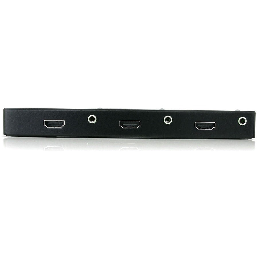 Alternate-Image2 Image for StarTech HDMI Splitter 1 In 2 Out - 1080p - 2 Port - Signal Amplifier - Rugged - HDMI Multi Port - HDMI Audio Splitter