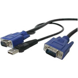 Left Image for StarTech.com StarTech.com 2-in-1 - Video / USB cable - 4 pin USB Type A, HD-15 (M) - HD-15 (M) - 3.05 m