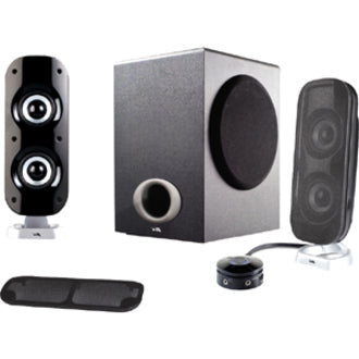 Front Image for Cyber Acoustics CA-3810 2.1 Speaker System - 40 W RMS