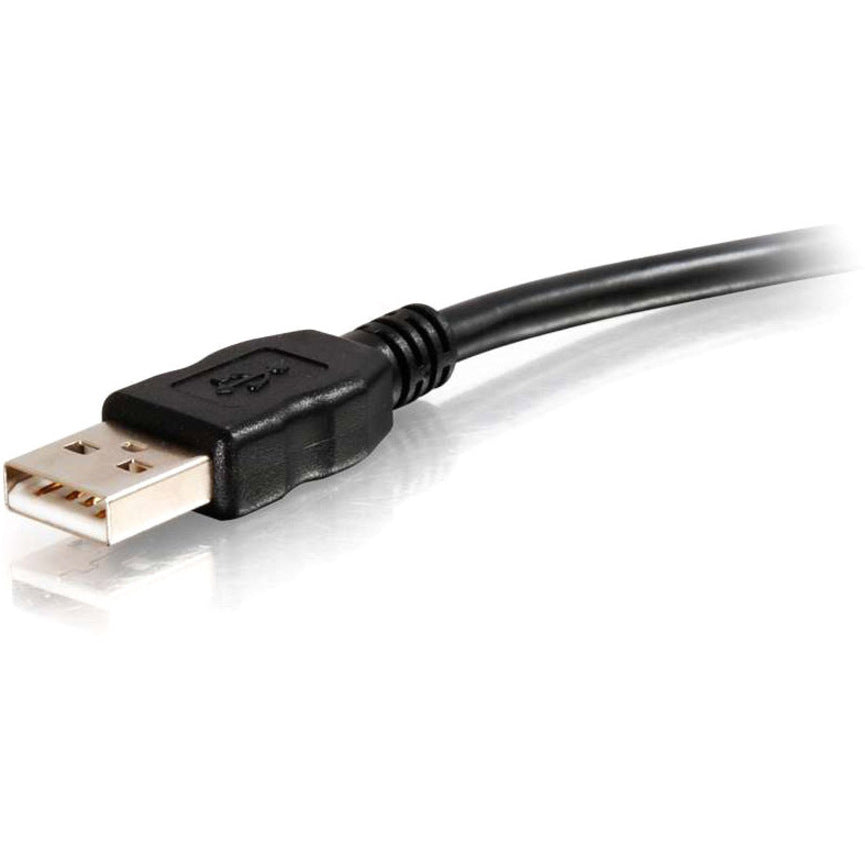Left Image for C2G 25ft USB Cable - USB A to USB B Cable - Active - Center Boost - M/M