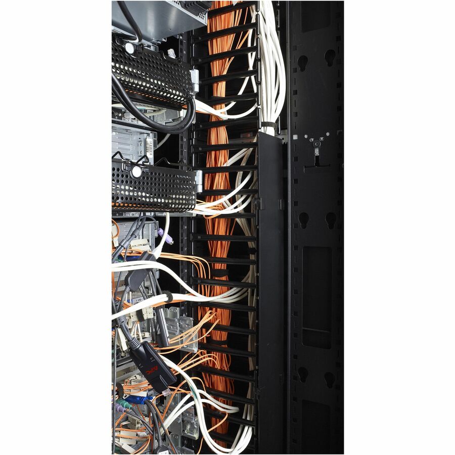 Alternate-Image8 Image for APC NetShelter Cable Manager, for 42U 750W NetShelter SX, Vertical, 1778H x 97W x 160D mm