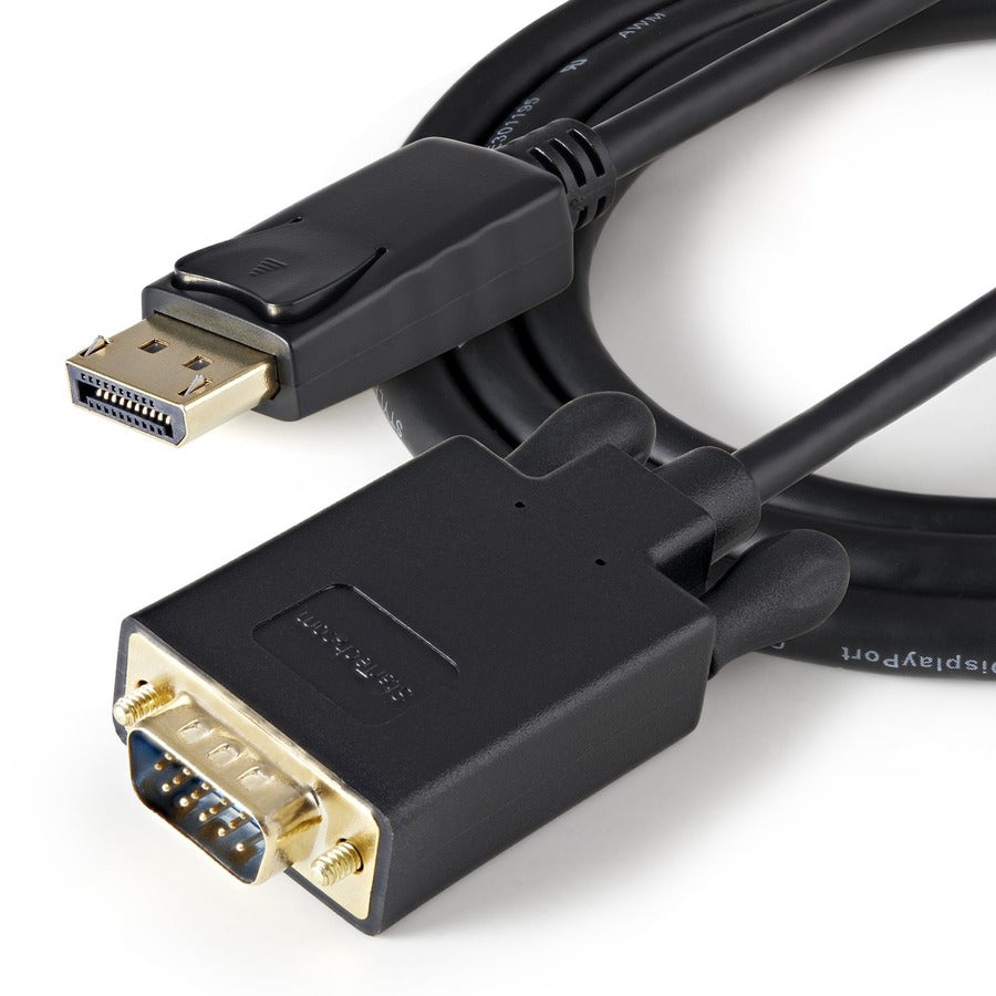 Alternate-Image3 Image for StarTech.com 3ft (1m) DisplayPort to VGA Cable, Active DisplayPort to VGA Adapter Cable, 1080p Video, DP to VGA Monitor Converter Cable