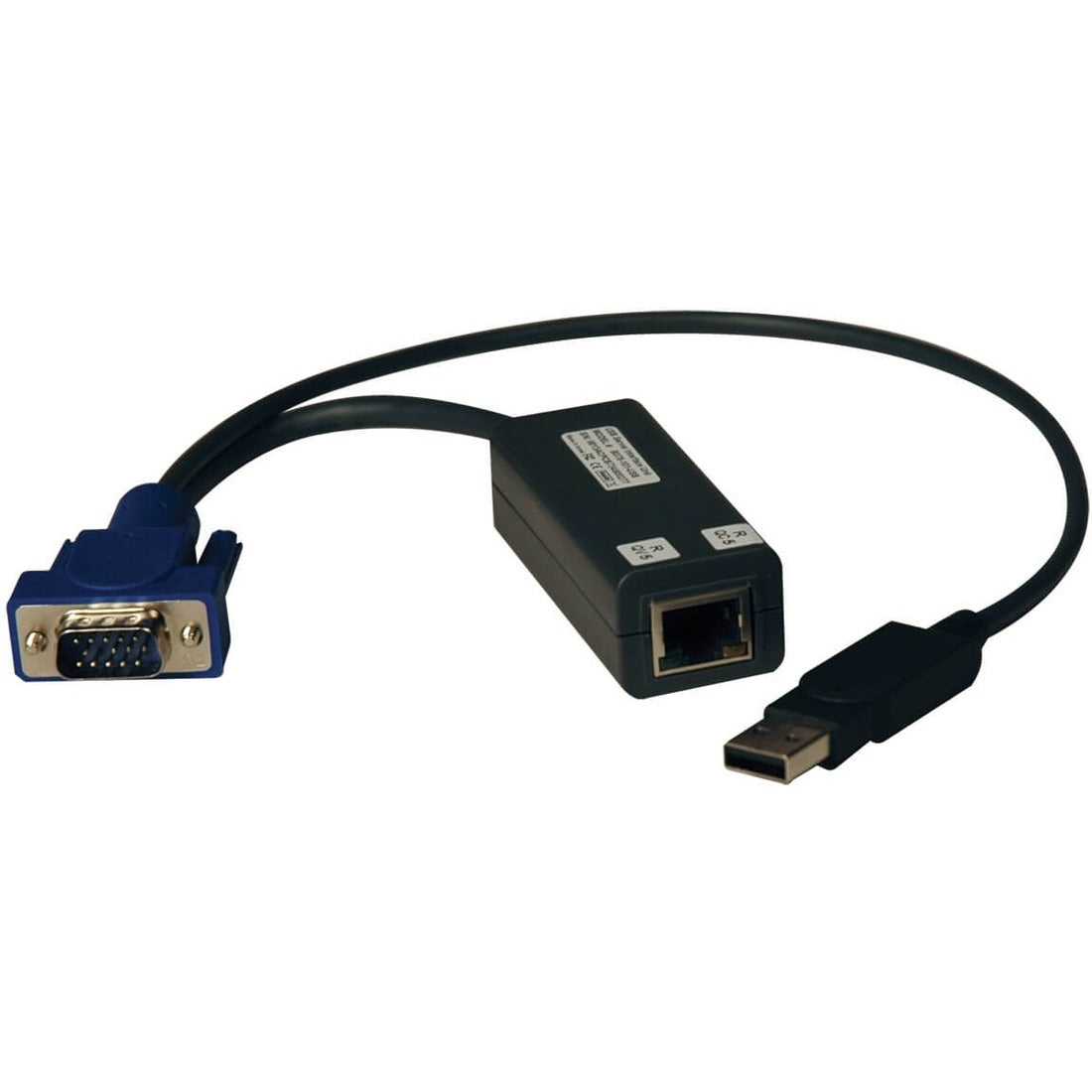 Main Image for Tripp Lite by Eaton USB Single Server Interface Unit Virtual Media KVM Switch HD15 USB RJ45 TAA