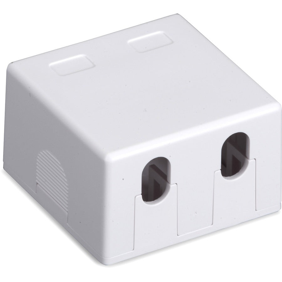 Alternate-Image1 Image for Black Box Value Line Surface-Mount Housing, 2-Port, White