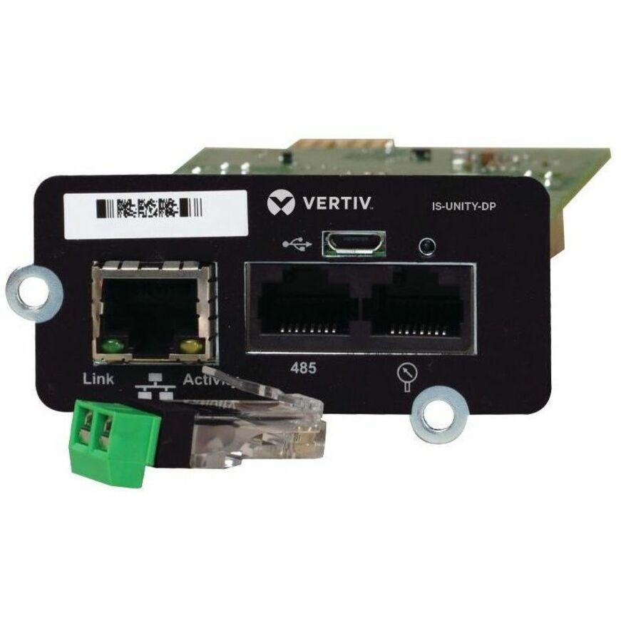Alternate-Image3 Image for Vertiv Liebert IntelliSlot Unity-DP-Network Card - Remote Monitoring|Dual Protocol