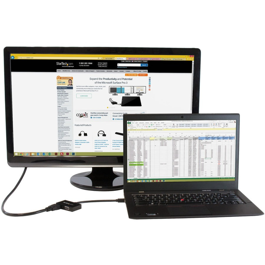 Alternate-Image4 Image for StarTech.com Travel A/V Adapter: 2-in-1 Mini DisplayPort to HDMI or VGA Converter