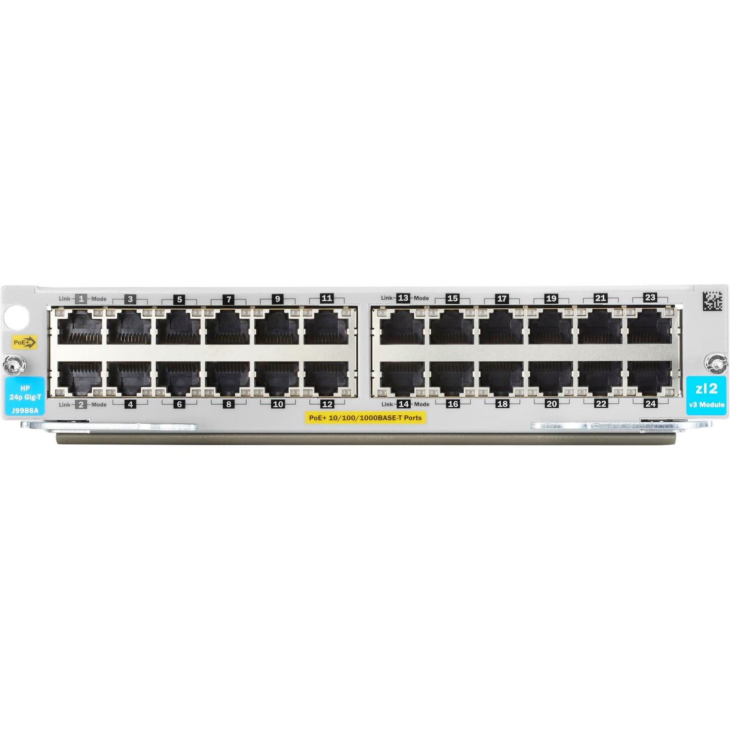 Main Image for HPE 5400R 24-port 10/100/1000BASE-T PoE+ with MACsec v3 zl2 Module