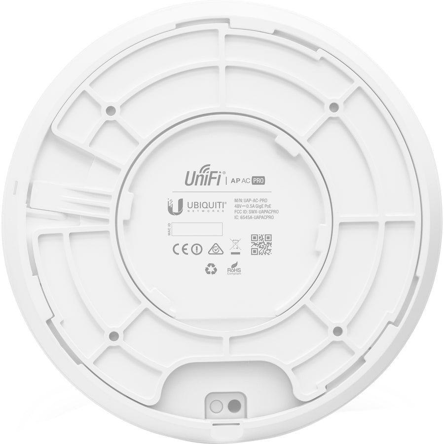 Rear Image for Ubiquiti UniFi UAP-AC-PRO IEEE 802.11ac 1300Mbit/s Wireless Access Point - Power Supply (Not Included)