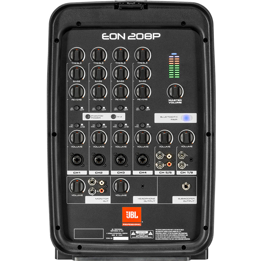 Alternate-Image4 Image for JBL 8" Packaged PA System With 8-channel Integrated Mixer