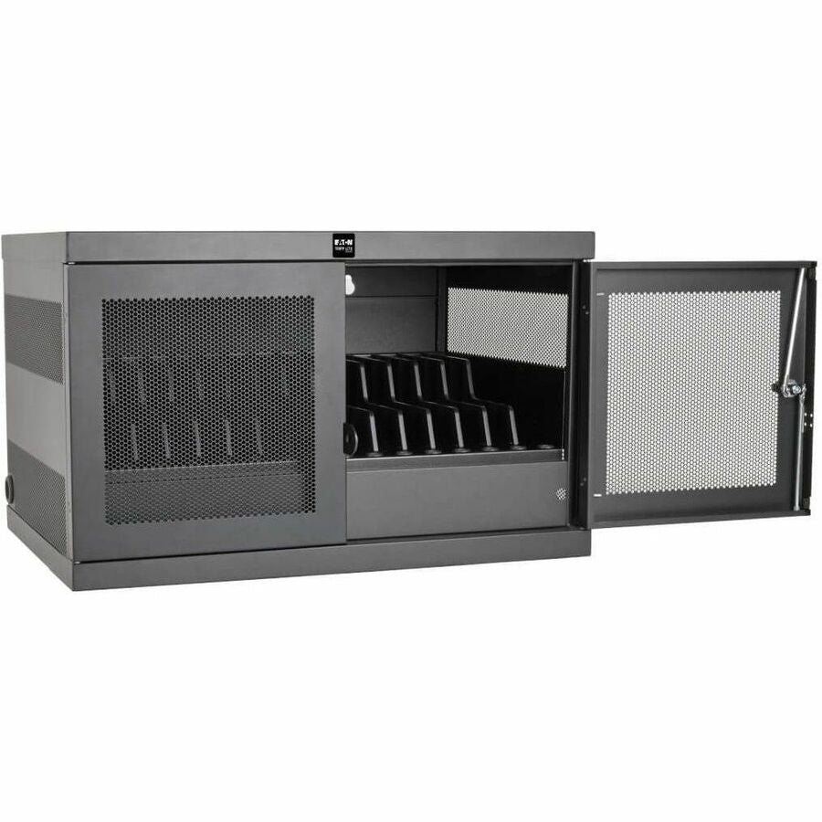Right Image for Tripp Lite by Eaton Multi-Device Charging Station 16 AC Outlets Chromebooks and Laptops Wall-Mount and Cart Options Black