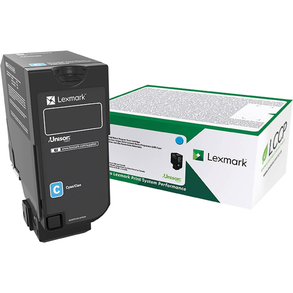 Main Image for Lexmark Unison Original High Yield Laser Toner Cartridge - Cyan - 1 Each