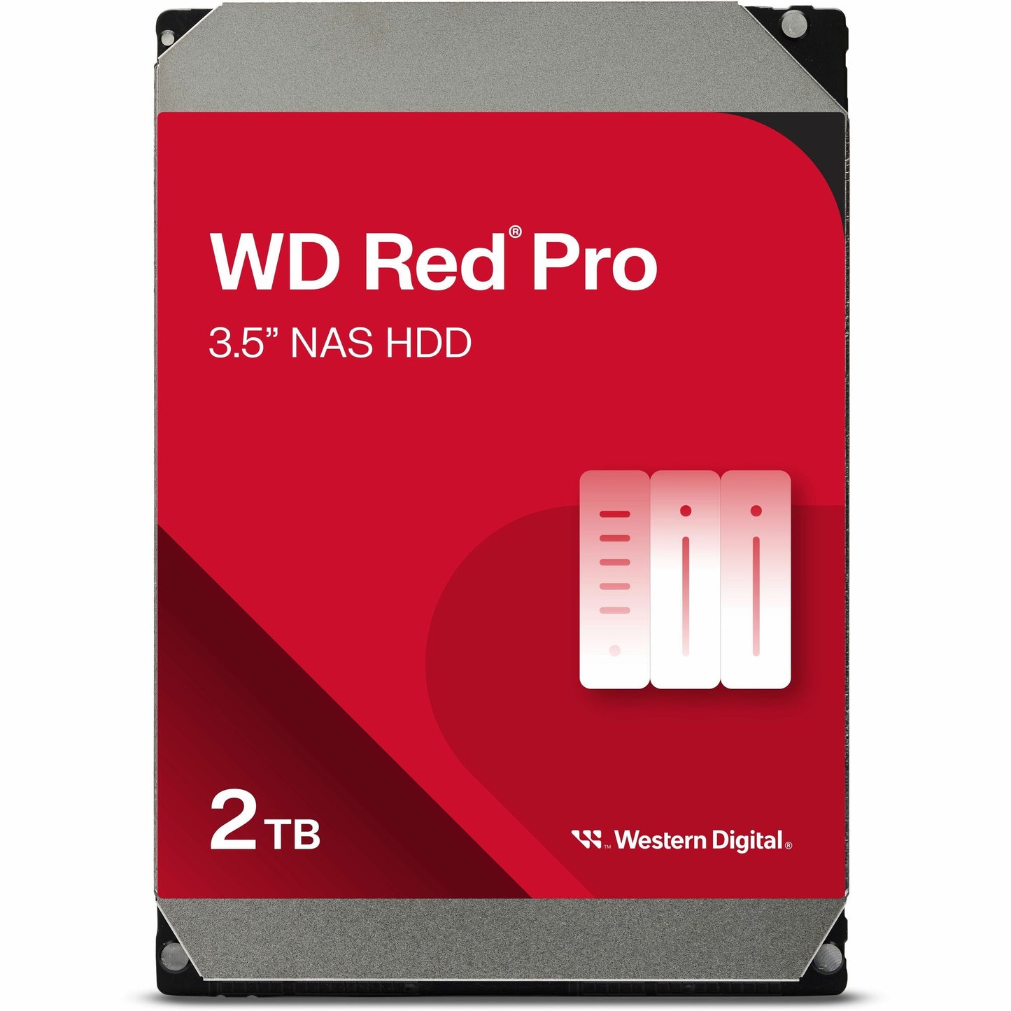 Main Image for Western Digital Red Pro WD2002FFSX 2 TB Hard Drive - 3.5" Internal - SATA (SATA/600) - Conventional Magnetic Recording (CMR) Method