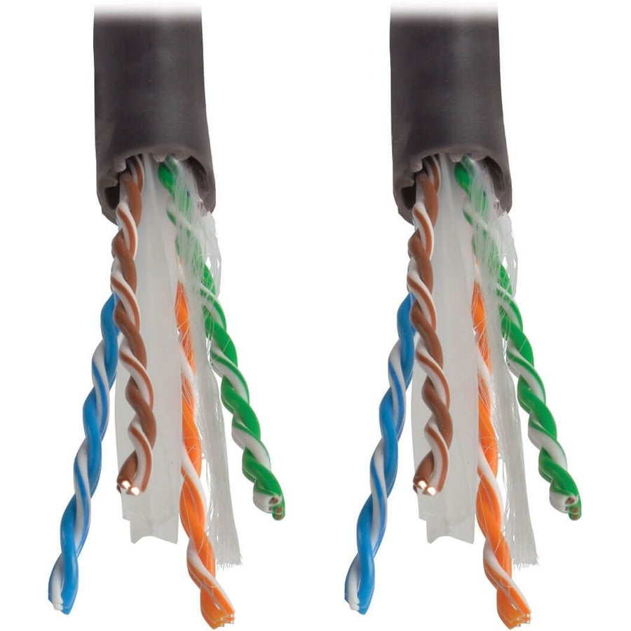 Alternate-Image5 Image for Eaton Tripp Lite Series Cat6 Gigabit Solid Core UTP PVC Bulk Ethernet Cable, Black, 1000 ft. (304.8 m), TAA