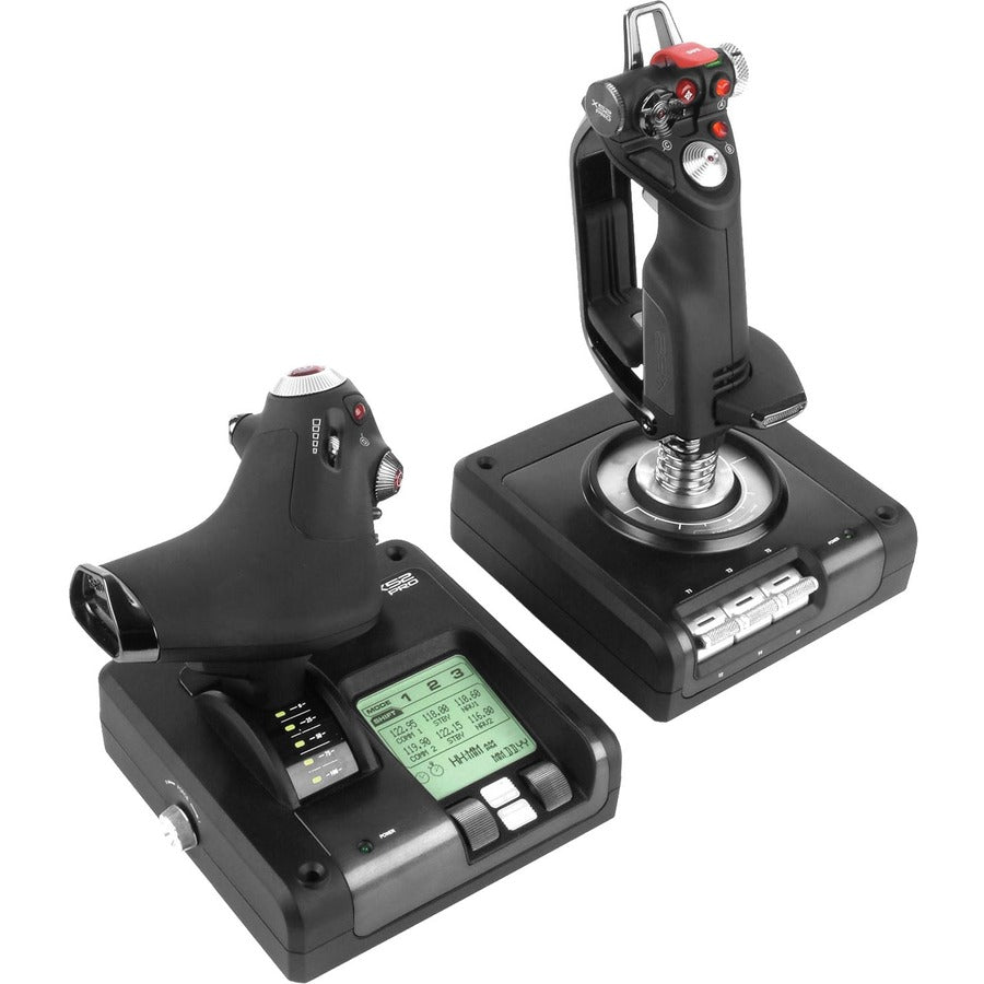 Right Image for Logitech G X52 Professional H.O.T.A.S. Part-Metal Throttle and Stick Simulation Controller