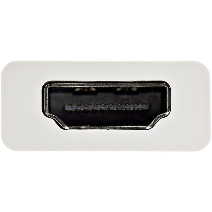 Alternate-Image3 Image for StarTech.com USB-C to HDMI Adapter - White - 4K 60Hz - Thunderbolt 3 Compatible - USB-C Adapter - USB Type C to HDMI Dongle Converter