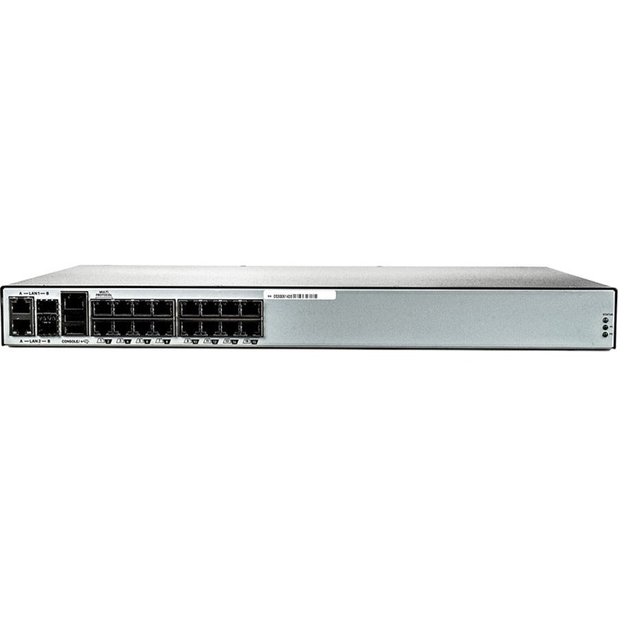 Rear Image for Vertiv Avocent 16-port ACS8000 Console System with single AC Power Supply, non-TAA