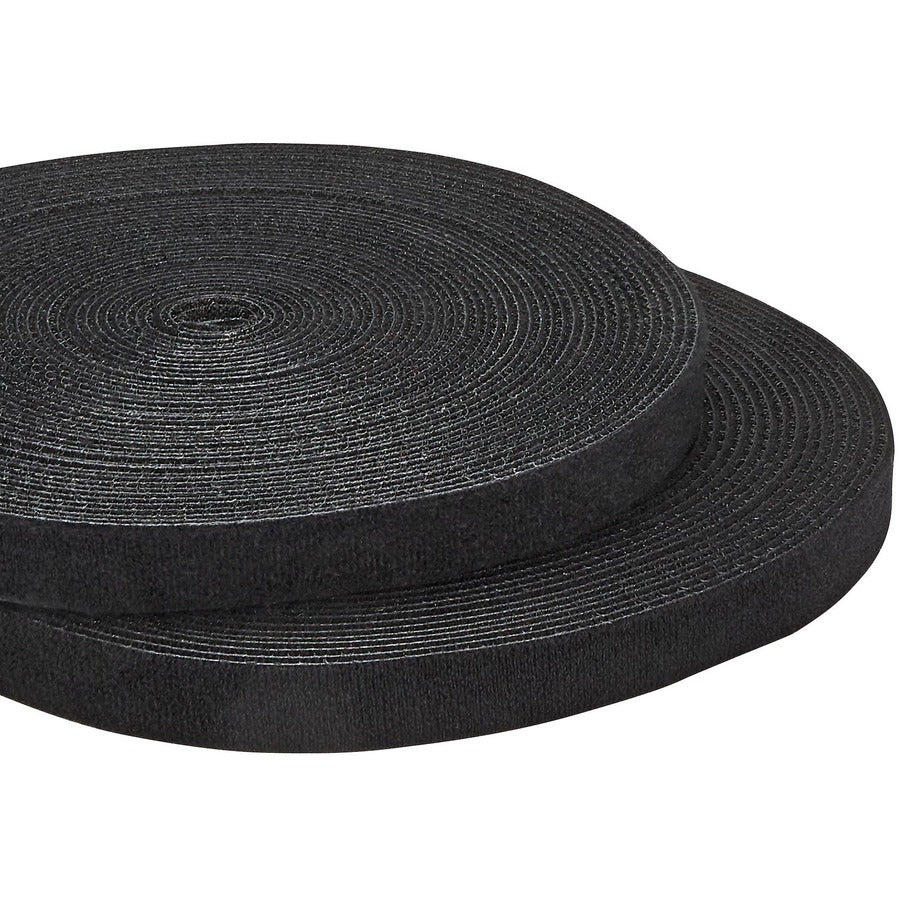 Alternate-Image4 Image for StarTech.com Hook-and-Loop Cable Management Tie - 25 ft. Roll - Black - Cut-to-Size Cable Wrap / Straps
