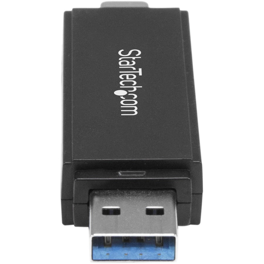 Alternate-Image3 Image for StarTech.com USB 3.0 Memory Card Reader for SD and microSD Cards - USB-C and USB-A - Portable USB SD and microSD Card Reader