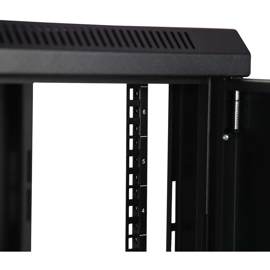 Alternate-Image4 Image for StarTech.com 2-Post 6U Wall Mount Network Cabinet, 19" Wall-Mounted Server Rack for Data / IT Equipment, Small Lockable Rack Enclosure