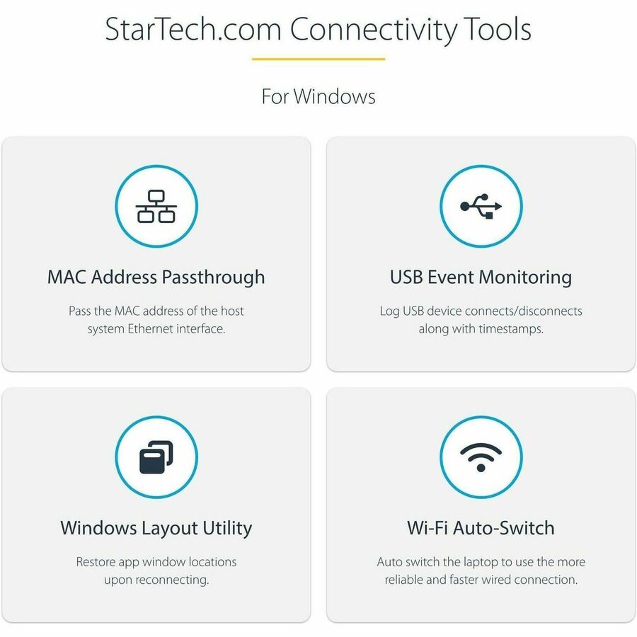 Alternate-Image7 Image for StarTech.com USB C Dock - Compatible with Windows / macOS - Supports Triple 4K Ultra HD Monitors - 60W Power Delivery - Power and Charge Laptop and Peripherals - DK30CH2DPPD