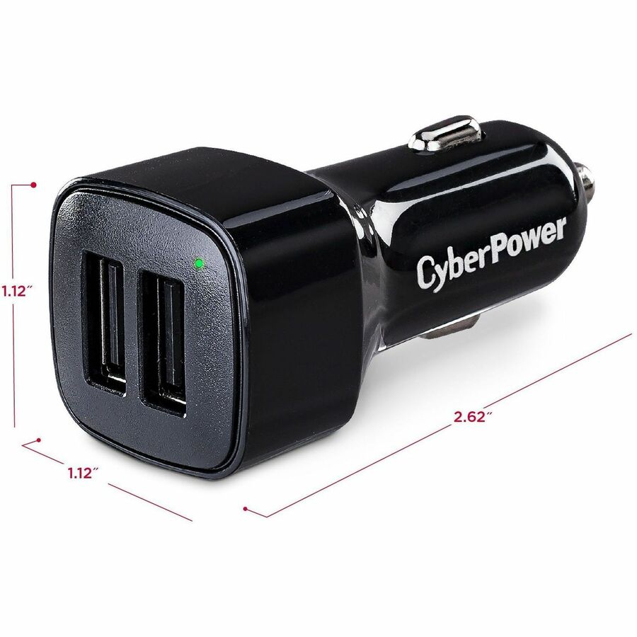 Alternate-Image2 Image for CyberPower TR22U3A USB Charger with 2 Type A Ports