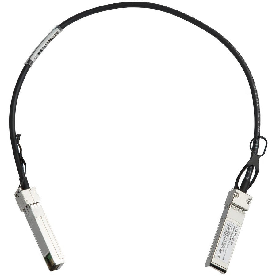 Alternate-Image1 Image for StarTech.com 0.5m 10G SFP+ to SFP+ Direct Attach Cable for Cisco SFP-H10GB-CU0-5M 10GbE SFP+ Copper DAC 10Gbps Passive Twinax