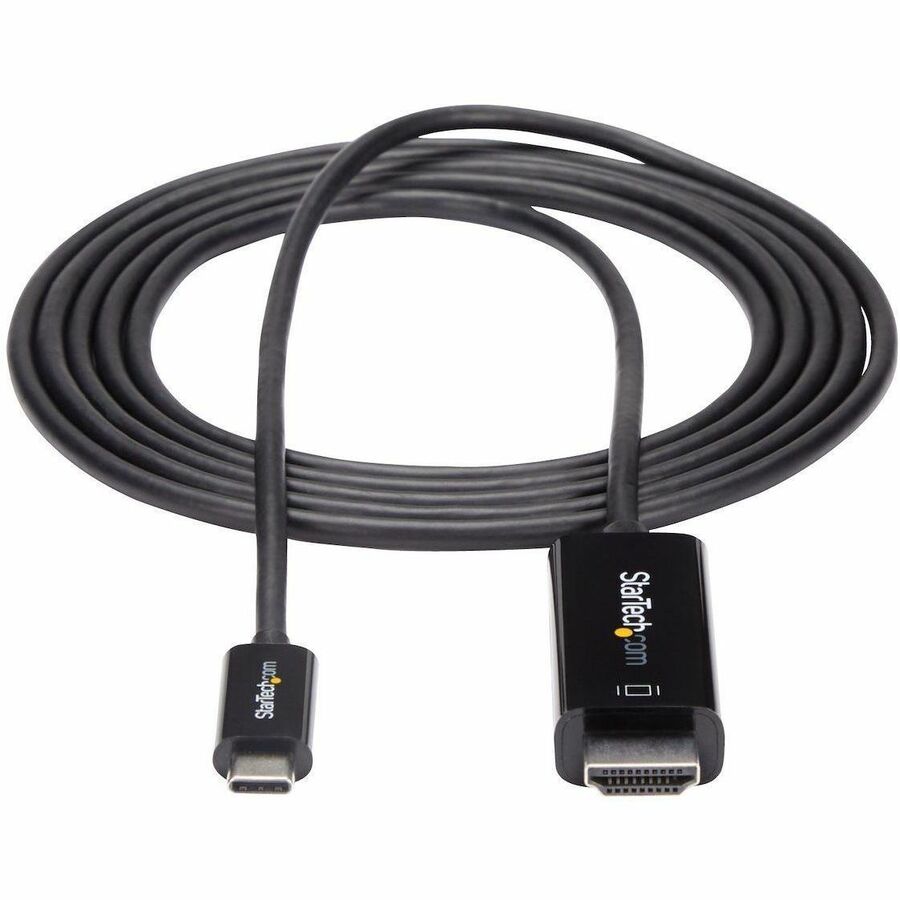 Alternate-Image7 Image for StarTech.com 6ft (2m) USB C to HDMI Cable - 4K 60Hz USB Type C DP Alt Mode to HDMI 2.0 Video Display Adapter Cable - Works w/Thunderbolt 3