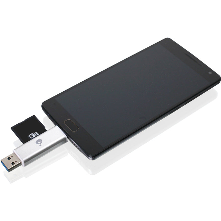 Alternate-Image6 Image for IOGEAR USB-C Duo Mobile Device Card Reader/Writer