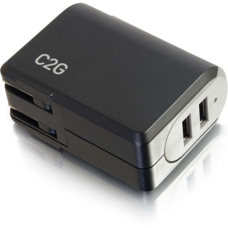 Alternate-Image5 Image for C2G 2-Port USB Wall Charger - AC Power Adapter