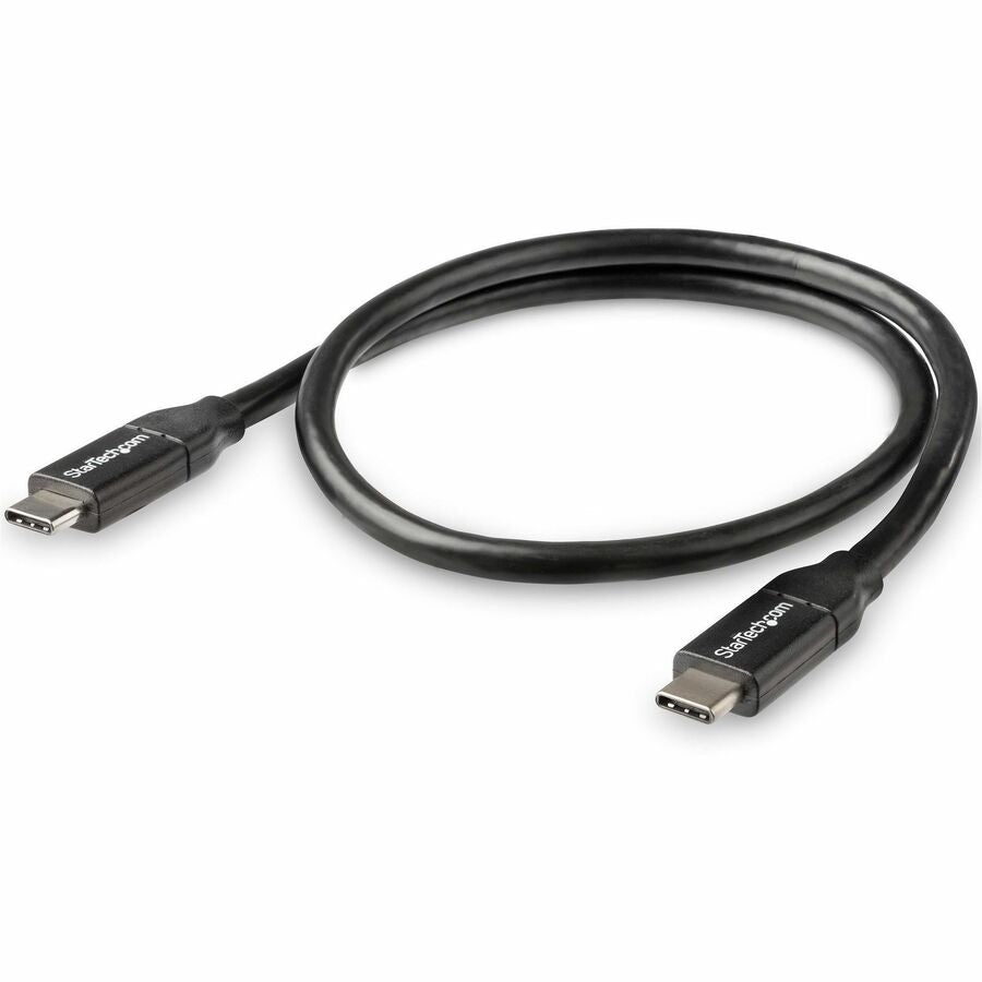 Alternate-Image3 Image for StarTech.com 0.5m USB C to USB C Cable w/ 5A PD - M/M - USB 2.0 - USB-IF Certified - USB Type C Cable - USB C Charging Cable - USB C PD Cable