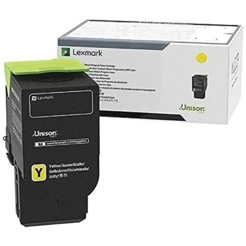 Main Image for Lexmark Original Extra High Yield Laser Toner Cartridge - Yellow - 1 Each