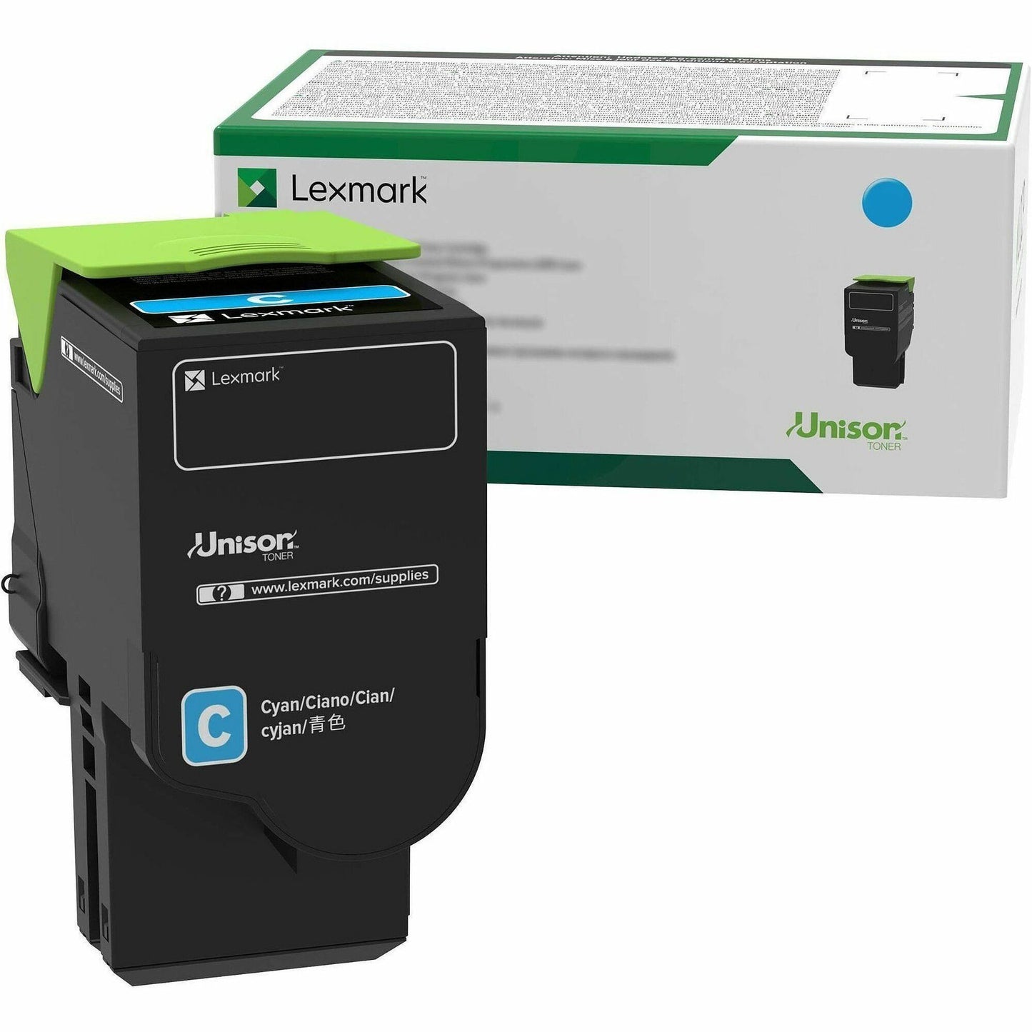 Main Image for Lexmark Unison Original Extra High Yield Laser Toner Cartridge - Cyan - 1 Each