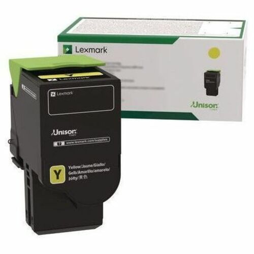 Main Image for Lexmark Unison Original Extra High Yield Laser Toner Cartridge - Yellow - 1 Each