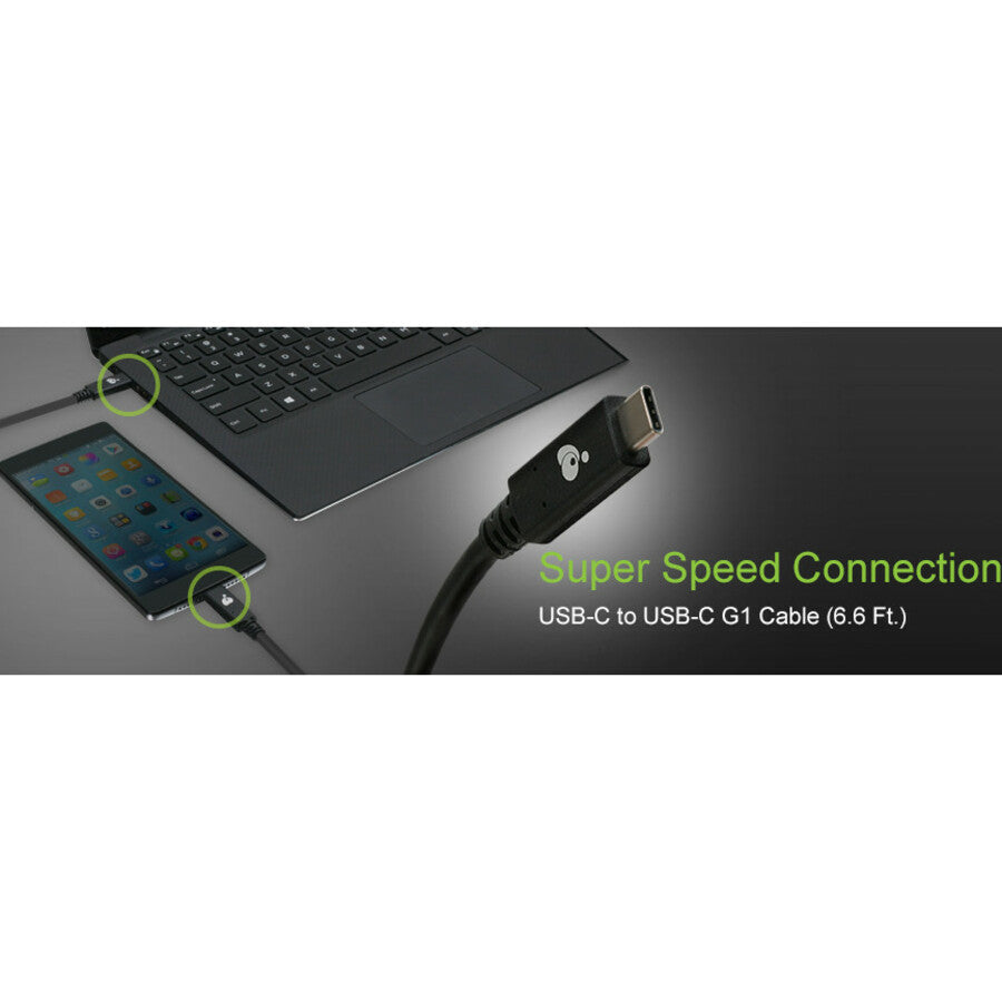 Alternate-Image3 Image for IOGEAR USB-C To USB-C 5 Gbps 6.6 Ft. (2m) Cable