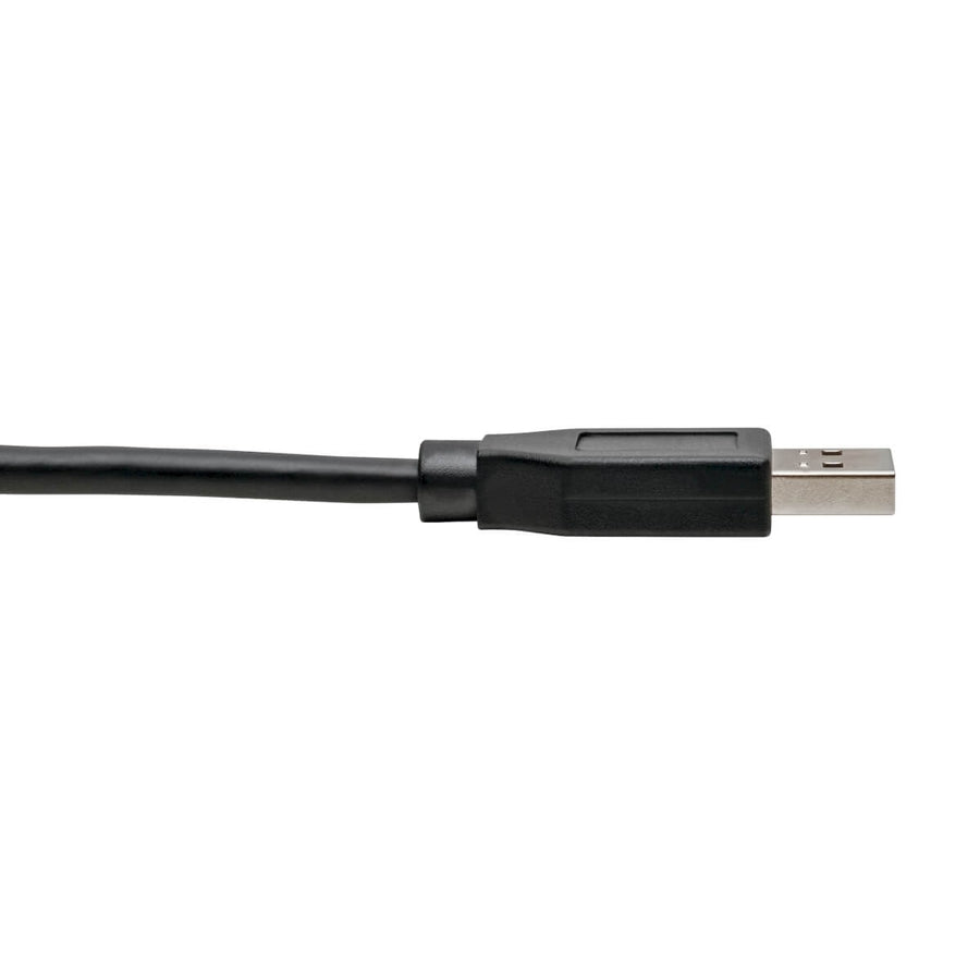 Alternate-Image4 Image for Eaton Tripp Lite Series USB-C to USB-A Cable (M/M), Right-Angle C, USB 3.2 Gen 1 (5 Gbps), Thunderbolt 3 Compatible, 3 ft. (0.91 m)