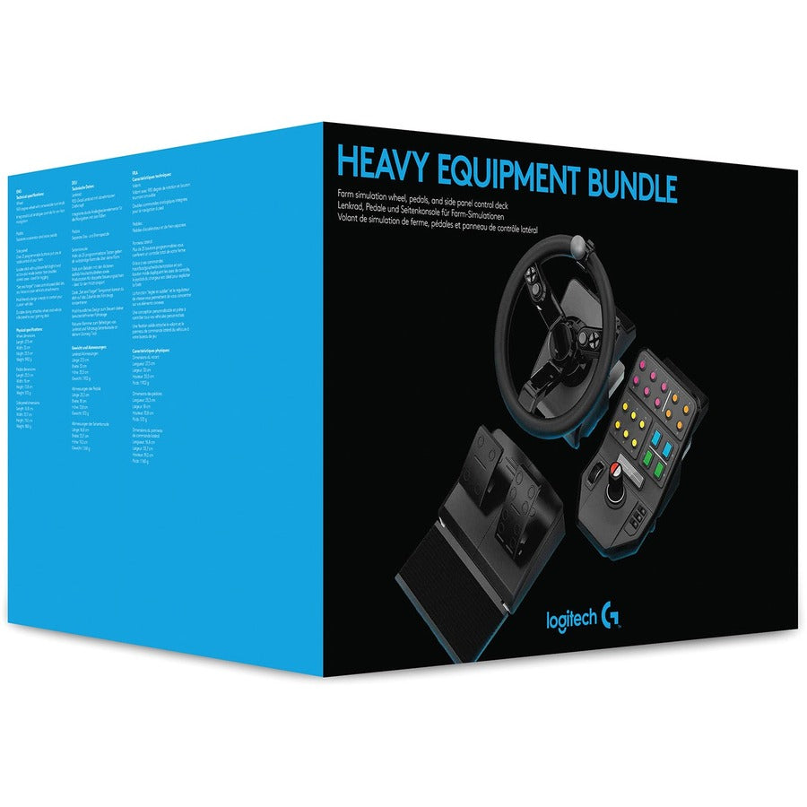 Alternate-Image7 Image for Logitech G Heavy Equipment Bundle Simulation Wheel, Pedals and Side Panel Control Deck