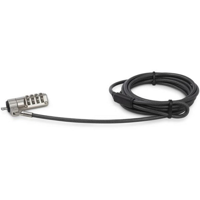 Left Image for StarTech.com 6.5ft Laptop Cable Lock - 4 Digit Combination Anti-Theft Security Lock for K-Slot Desktop/Computer/Device -Vinyl Coated Steel