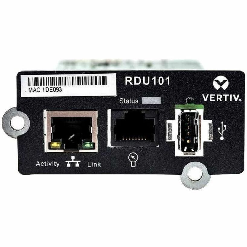 Alternate-Image1 Image for Vertiv Liebert IntelliSlot RDU101 - Network Card | Remote Monitoring