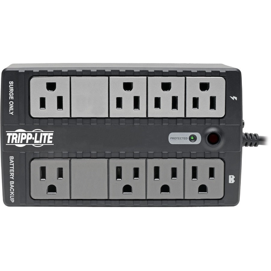 Top Image for Eaton Tripp Lite Series Standby UPS 450VA 255W - 8 5-15R Outlets, 120V, 50/60 Hz, 5-15P Plug, Desktop/Wall Mount