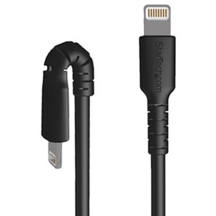 Alternate-Image4 Image for StarTech.com 3 foot/1m Durable Black USB-C to Lightning Cable, Rugged Heavy Duty Charging/Sync Cable for Apple iPhone/iPad MFi Certified