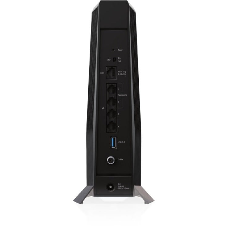 Rear Image for Netgear Nighthawk CAX80 Wi-Fi 6 IEEE 802.11ax Ethernet, Cable Wireless Router